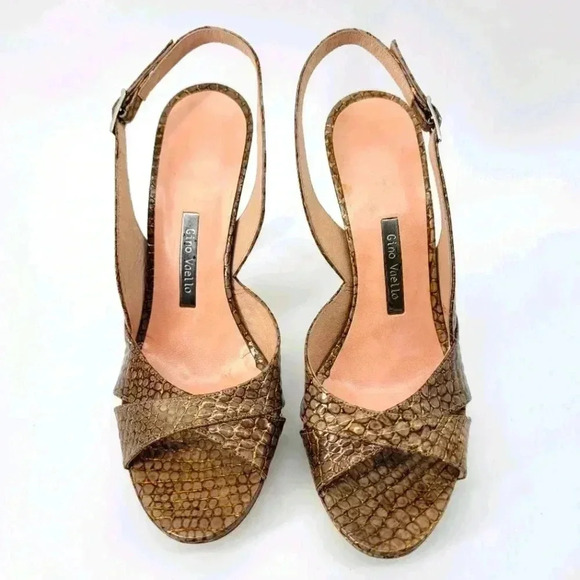 GINO  VAELLO SLING BACK HEELS - Picture 4 of 8